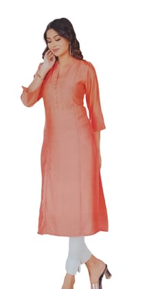 Vatican Silk Plain Kurti