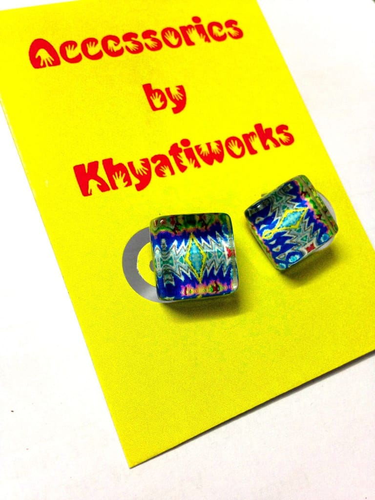 EleKtriK Glass Studs