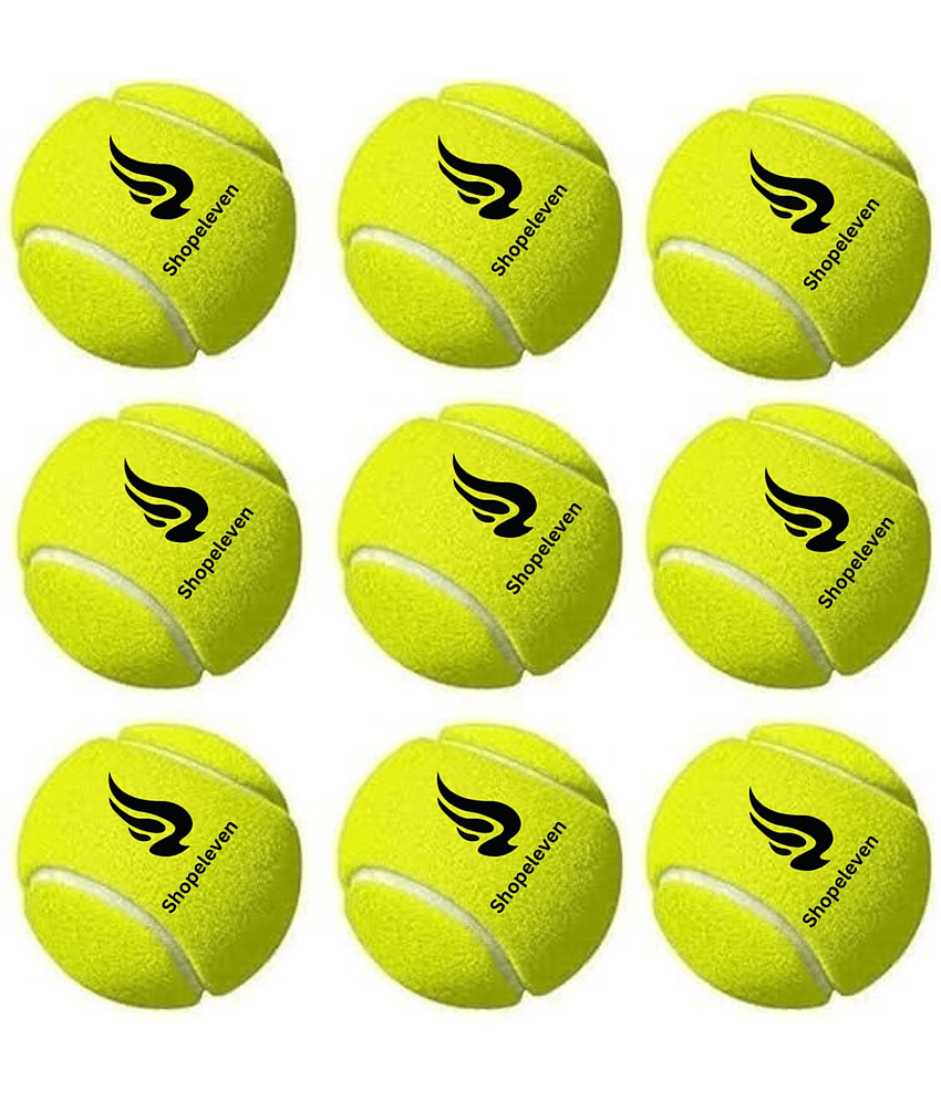 Gjshop Green Rubber Cricket Ball ( Pack of 3 )