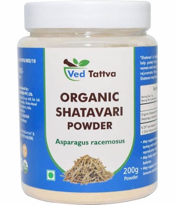 Ved Tattva Organic Shatavari Powder 200 Gm Pack of 1