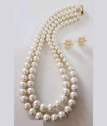 Samridhi DC Silver Alloy Necklace Set ( Pack of 1 )