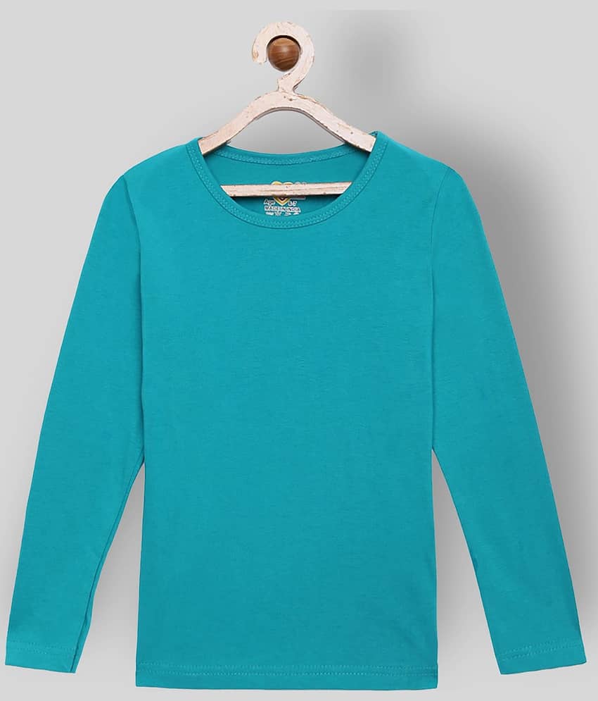 Sinimini Pack of 1 Girls 100% Cotton T-Shirts ( Multi )