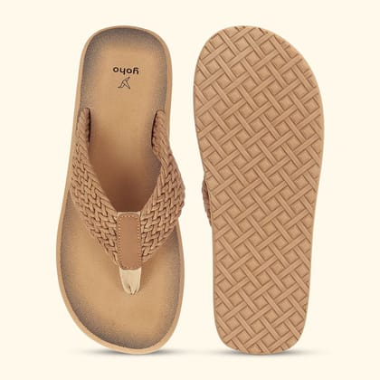 Bonfire Men's Slippers-Beige / 6