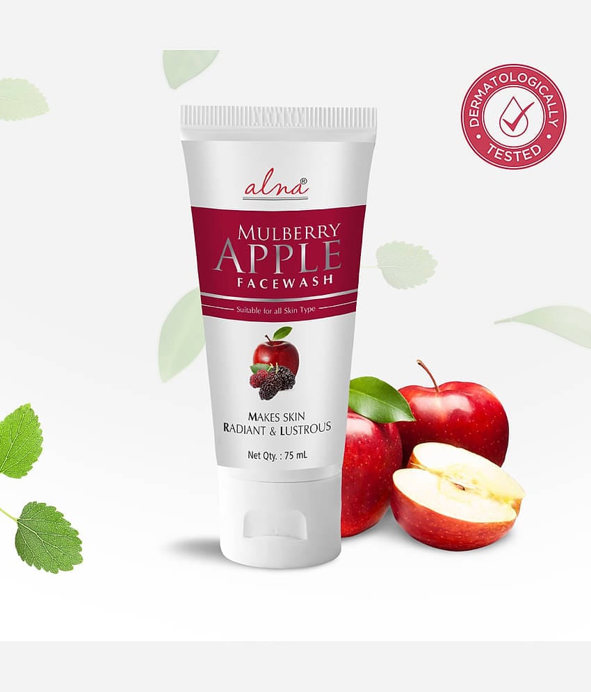 Alna Mulberry Apple Face Wash 75ml For All Skin Type , Pack of 1