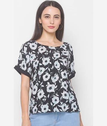 Globus Poly Cotton Regular Tops - Black