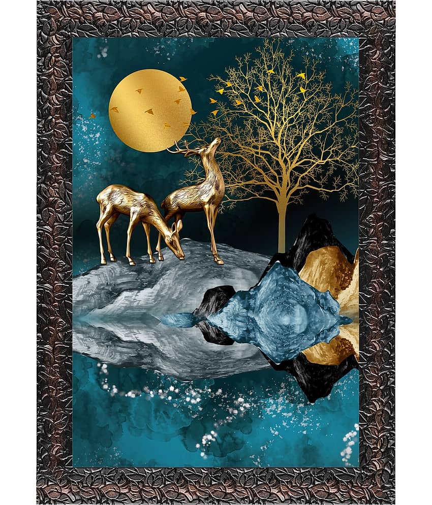 Indianara Animal Painting With Frame