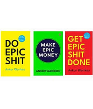 ( Combo Of 3 Pack ) Get Epic Shit & Make Epis Money & Do Epic Shit , English , Paperback , By Ankur Warikoo