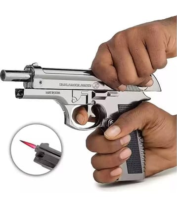 Peshkar Silver Iron Cigarette Lighter ( Pack of 1 )