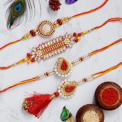 Pack of 4 Rakhis