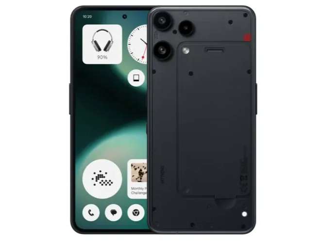 Nothing Phone 3a Lite 5G Smartphone (8GB, 256GB Storage), 43.66 cm (17.19 cm) Full HD+ Display, 50MP + 8MP + 2MP, 16MP Front Camera - Black