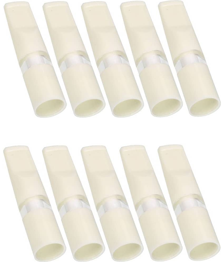 JMALL - White Acrylic Cigarette Lighter ( Pack Of 10 )