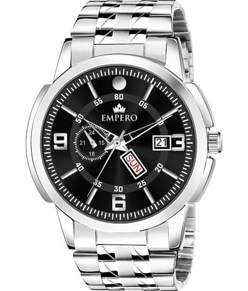 EMPERO - Silver Stainless Steel Analog Men's Watch