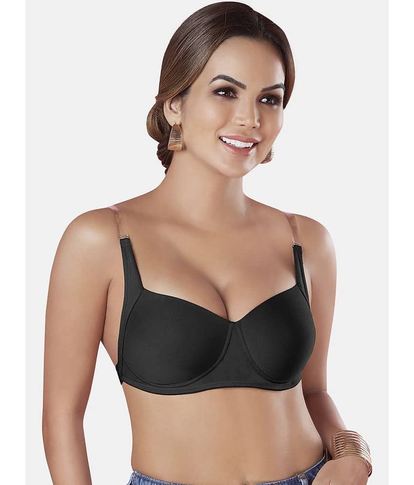 Sonari Cotton Lightly Padded Women's T-Shirt Bra ( Beige ) backeyeskin