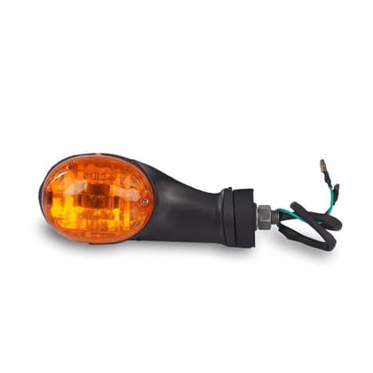Varroc Rear LH & Front RH Indicator for Amber Bike | Durable Build & Superior Performance | Resists Water and Corrosion | Shockproof | Easy Installation with Pre-Wiring