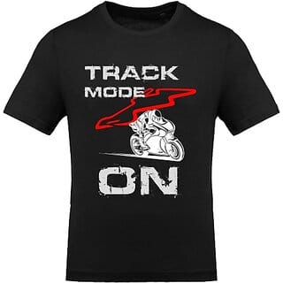 Fastbend Mens Black Printed Cotton Blend Round Neck T-Shirt