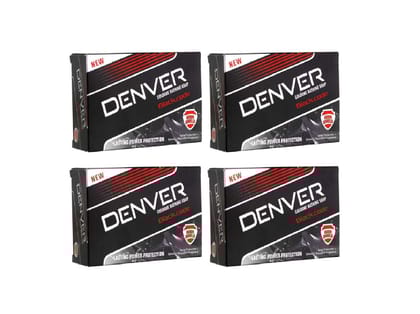 Denver Black Code Bathing Soap -125g Each (Pack Of 4) Fragrance Soap Specially for Men