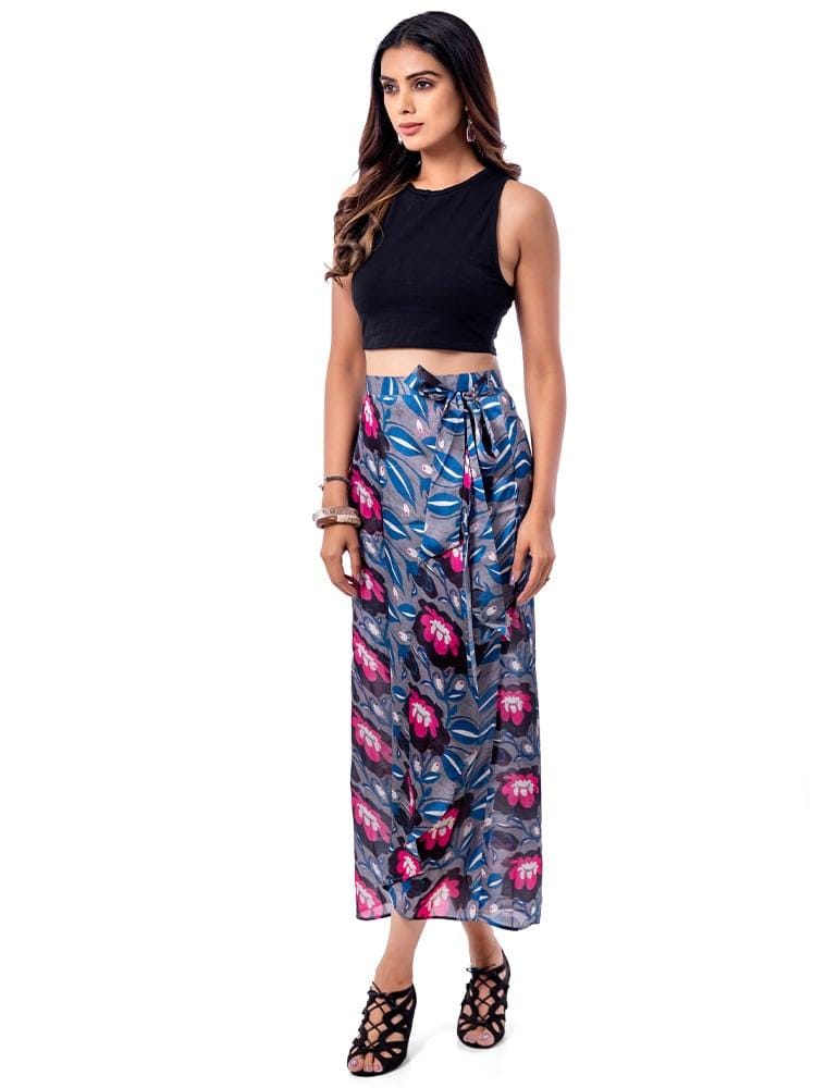 Happy-to-Go Satin Skirt-XS