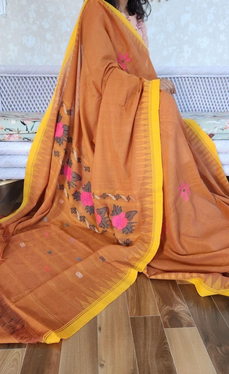 Cotton Moinrangphee Saree