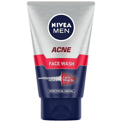 Nivea Acne Face Wash For Oily & Acne Prone Skin - With Magnolia Bark Power, 100 G