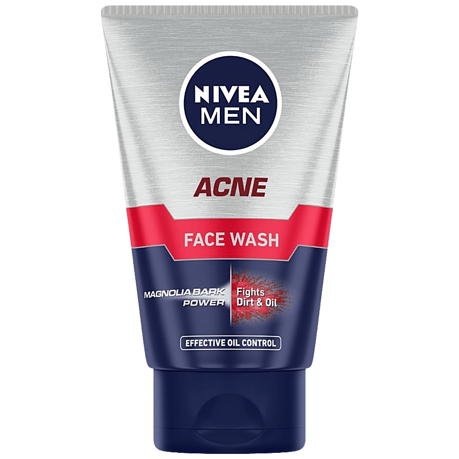 Nivea Acne Face Wash For Oily & Acne Prone Skin - With Magnolia Bark Power, 100 G
