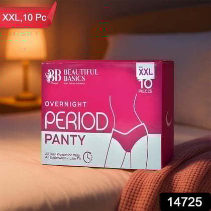 Beautiful Basics Overnight Period Panty XXL Size (10 Pc)