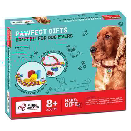 Chalk And Chuckles Pawfect Gift DIY Craft Kit for Kids and Pet Lovers