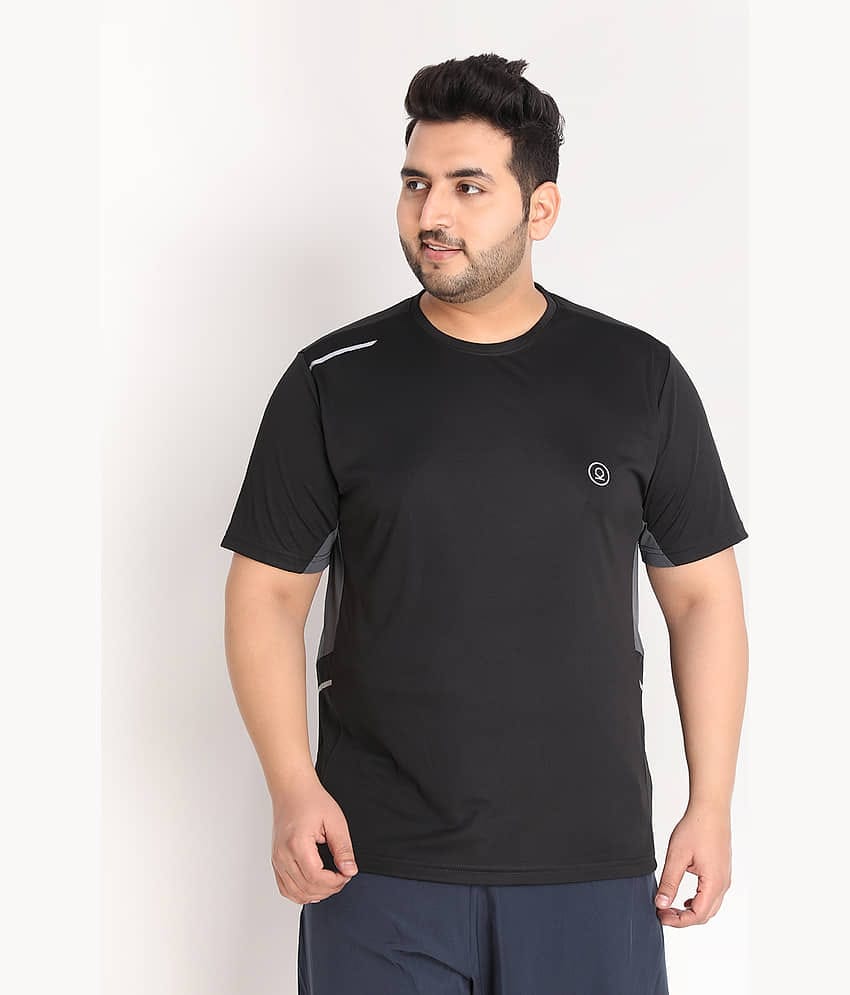 Chkokko - Black Polyester Regular Fit Men's Sports T-Shirt ( Pack of 1 )