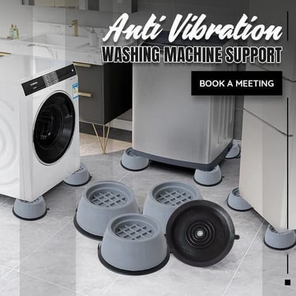 4 Pcs Washing Machine Pads (Box Pack) 4 Pcs Washing Machine Pads (Box Pack)