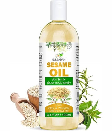 GULBADAN Color Protection Sesame Oil 100 ml ( Pack of 1 )