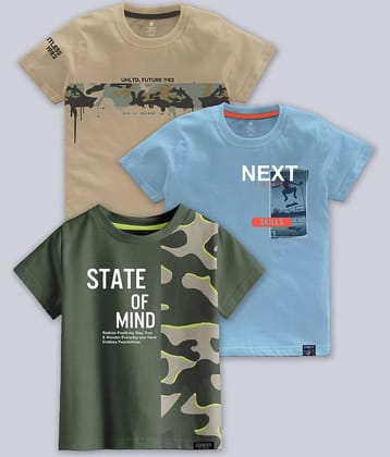 CODEZ Pack of 1 Boys Cotton Blend Polo T-Shirt ( Multicolor )