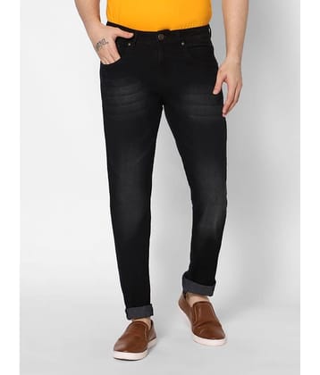 HJ HASASI - Black Denim Slim Fit Men's Jeans ( Pack of 1 )