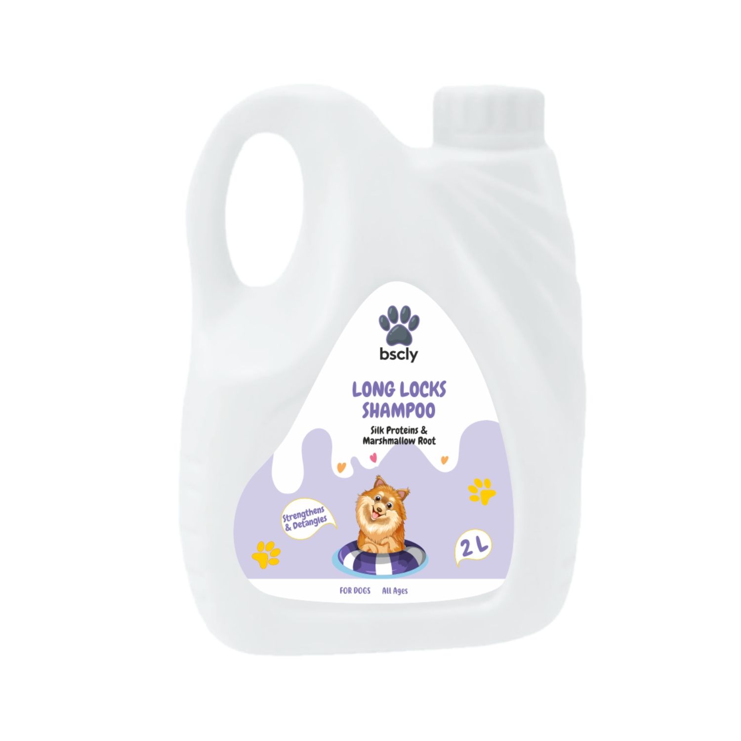 Bscly Long Locks Shampoo, 2 L