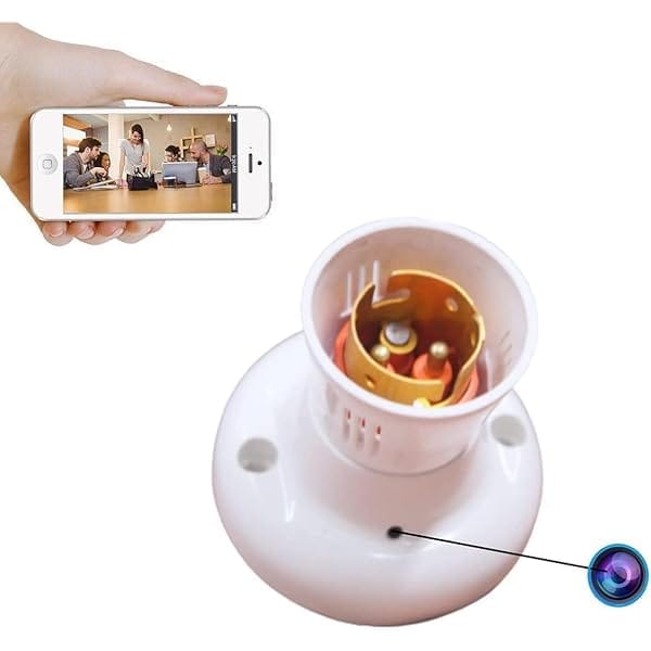 Spy Bulb Holder Camera