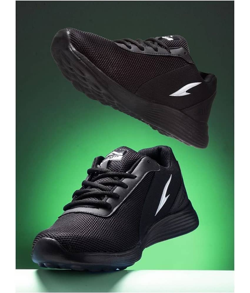 ASIAN CAPTAIN-13 Black Men's Sports Running Shoes