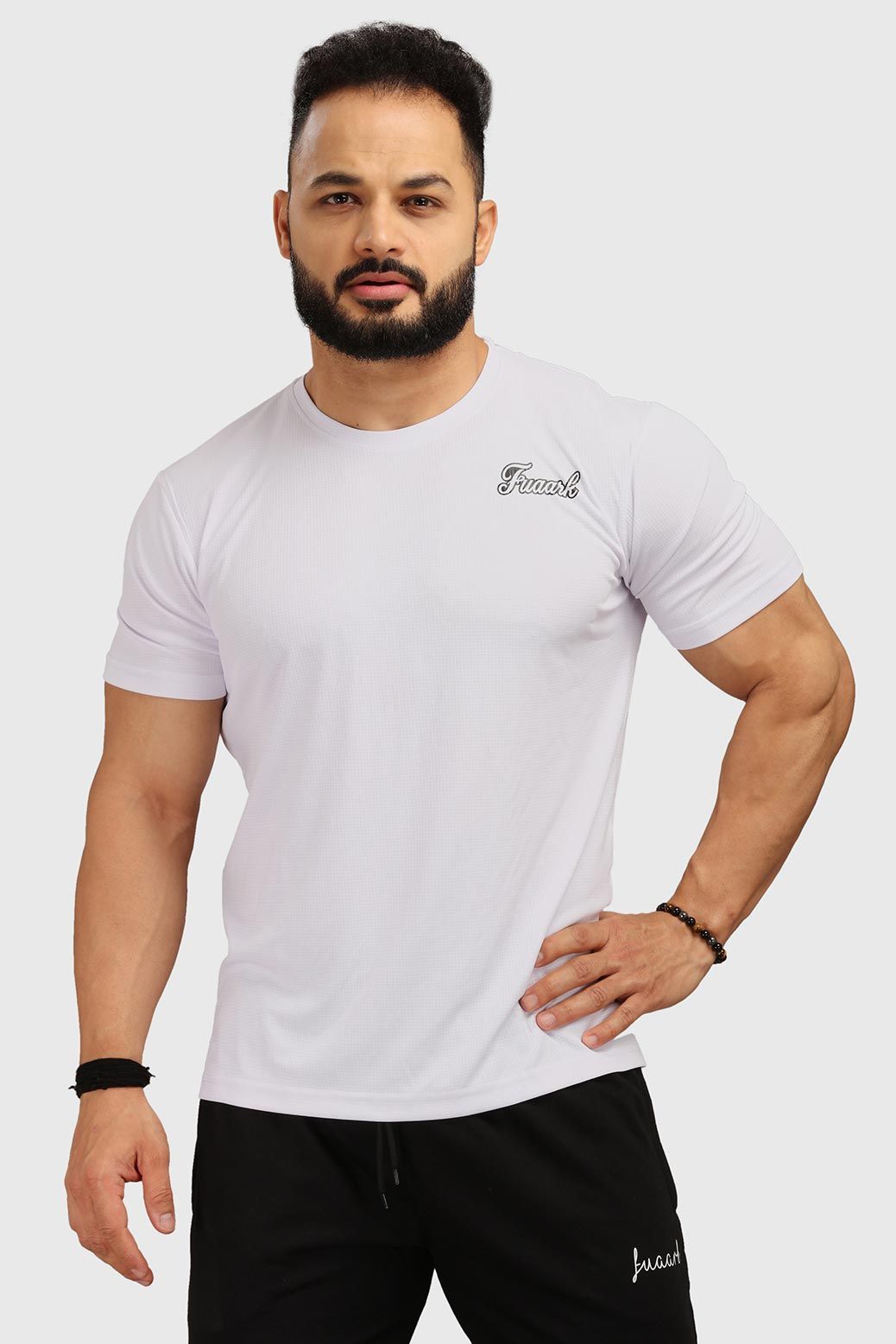 Checks Regular T-shirt White-S