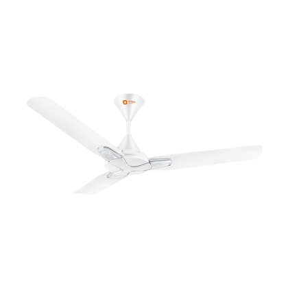 Jazz Art 1200 mm Decorative Ceiling Fan Pearl White Fire Waves