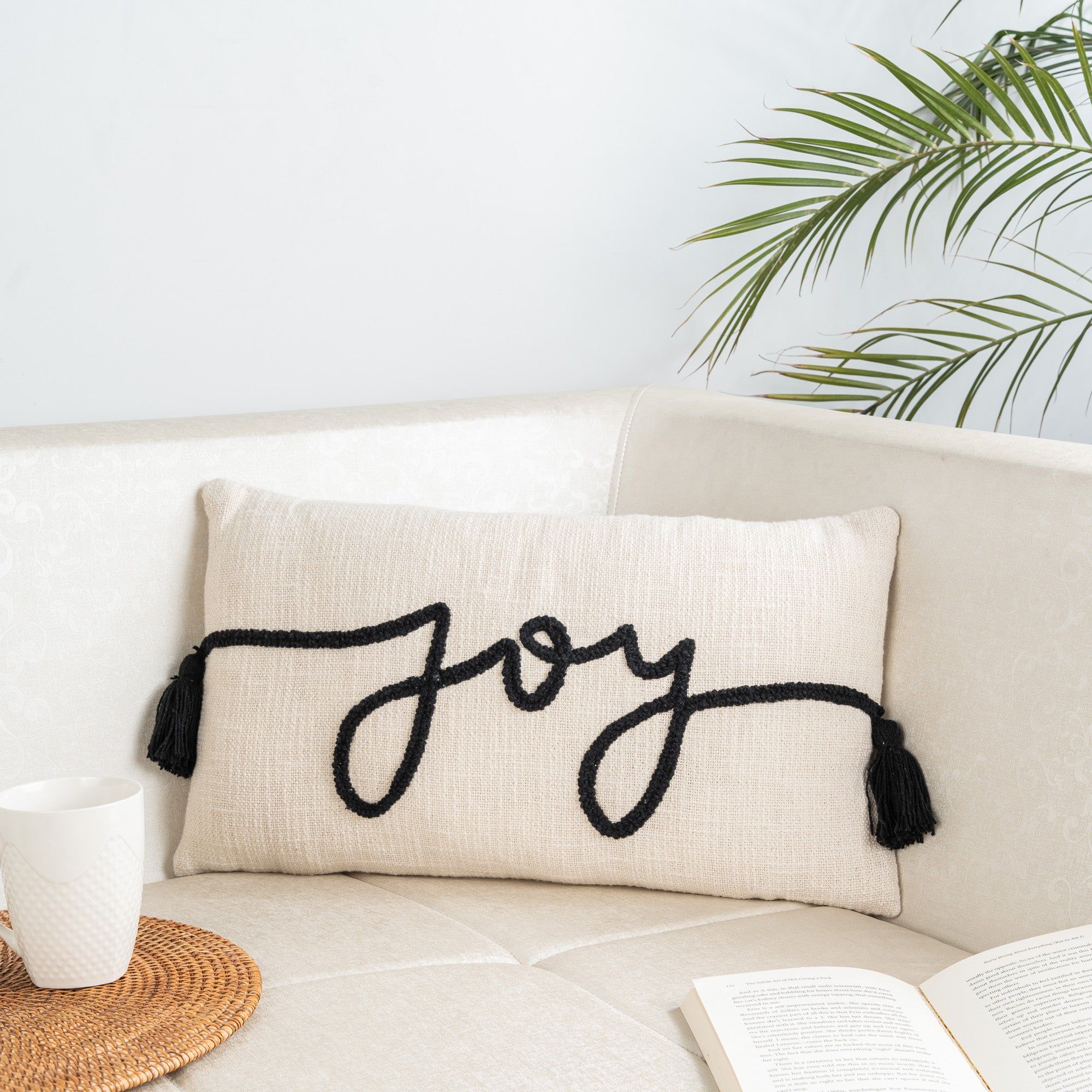 Joyful Fringes Cushion Cover-12"x20" / Single