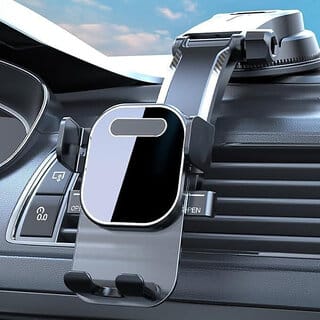 Car Mobile Holder for Dashboard  Winshield with Anti Slip suction Holder. 360 Rotational for Smooth Driving Experince