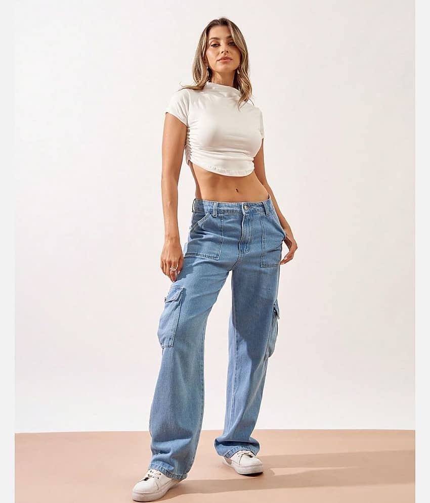 9x denims - Blue Denim Regular Fit Women's Jeans ( Pack of 1 )