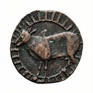 Ancient Taurus/Cow Zodiac Sign Silver Plated Ancient India Coin Collection Ancient Taurus/Cow Zodiac Sign Silver Plated Ancient India Coin Collection