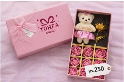 Love Teddy Rose Gift Box