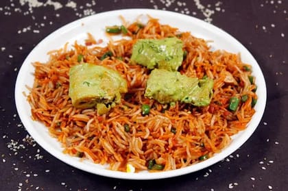Veg Soya Chaap Biryani