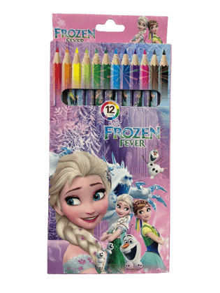 Yoyo Set of 12 Colour Pencils - Frozen Fever
