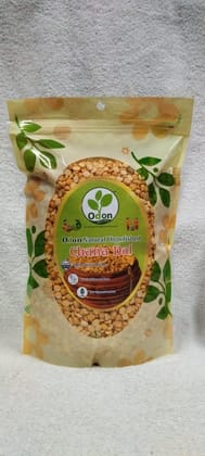 ODON NATURAL UNPOLISHED I NON-COMBUSTION I HAND POUNDED STONE GROUNDED CHANA DAL I HIGH PROTEIN & FIBER I RICH IN FOLATE & IRON I LOW GLYCEMIC INDEX I SUSTAINS TRADITIONAL METHODS