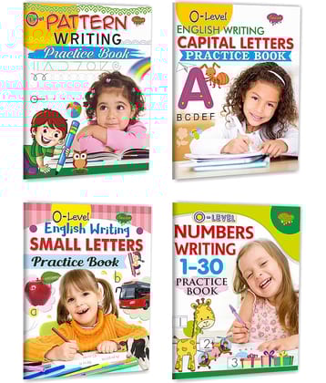 Sawan Present Nursery Writing Practice Books | Pack of 4 Books | By Manojpublications