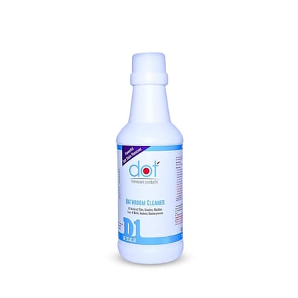 DOT Bathroom DESCALER 400ml, Tiles Cleaner | Remove heavy salt stains, hard water marks, lime scale, calcium, soap scum, mold, rust and fungus on Walls, Floors - ZERO SMELL & FUMES