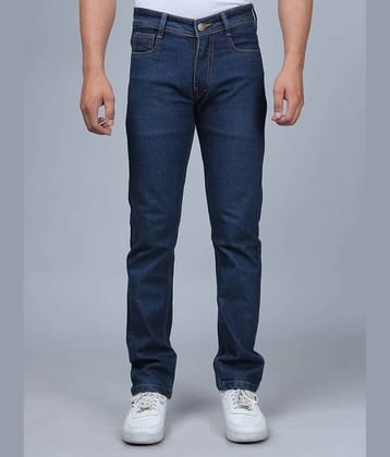 Eyebogler Skinny Fit Distressed Mens Jeans - Navy Blue ( Pack of 1 ) - None