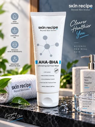 AHA-BHA Exfoliating Gel Face Wash  100ml