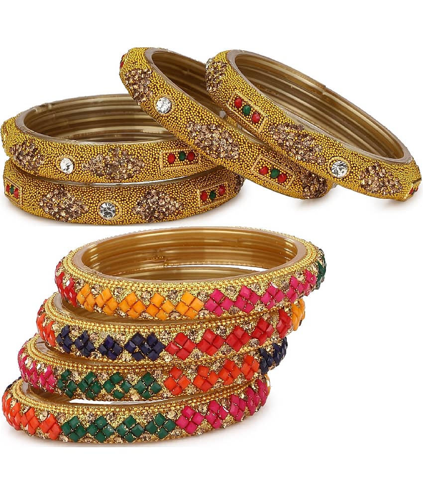 Somil Designer Wedding Fancy Glass Bangle Set For Party, Marriage, Function And Daily Use