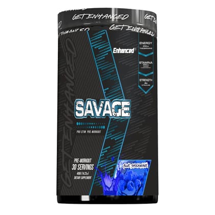 Pre-Workout: Boost Your Energy and Performance-30 Servings / Blue Shockwave